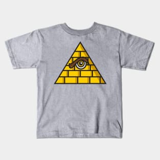 All Seeing Eye Pyramid Kids T-Shirt